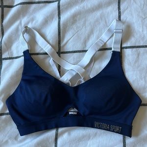 Victorias Secret Navy Racerback sports bra